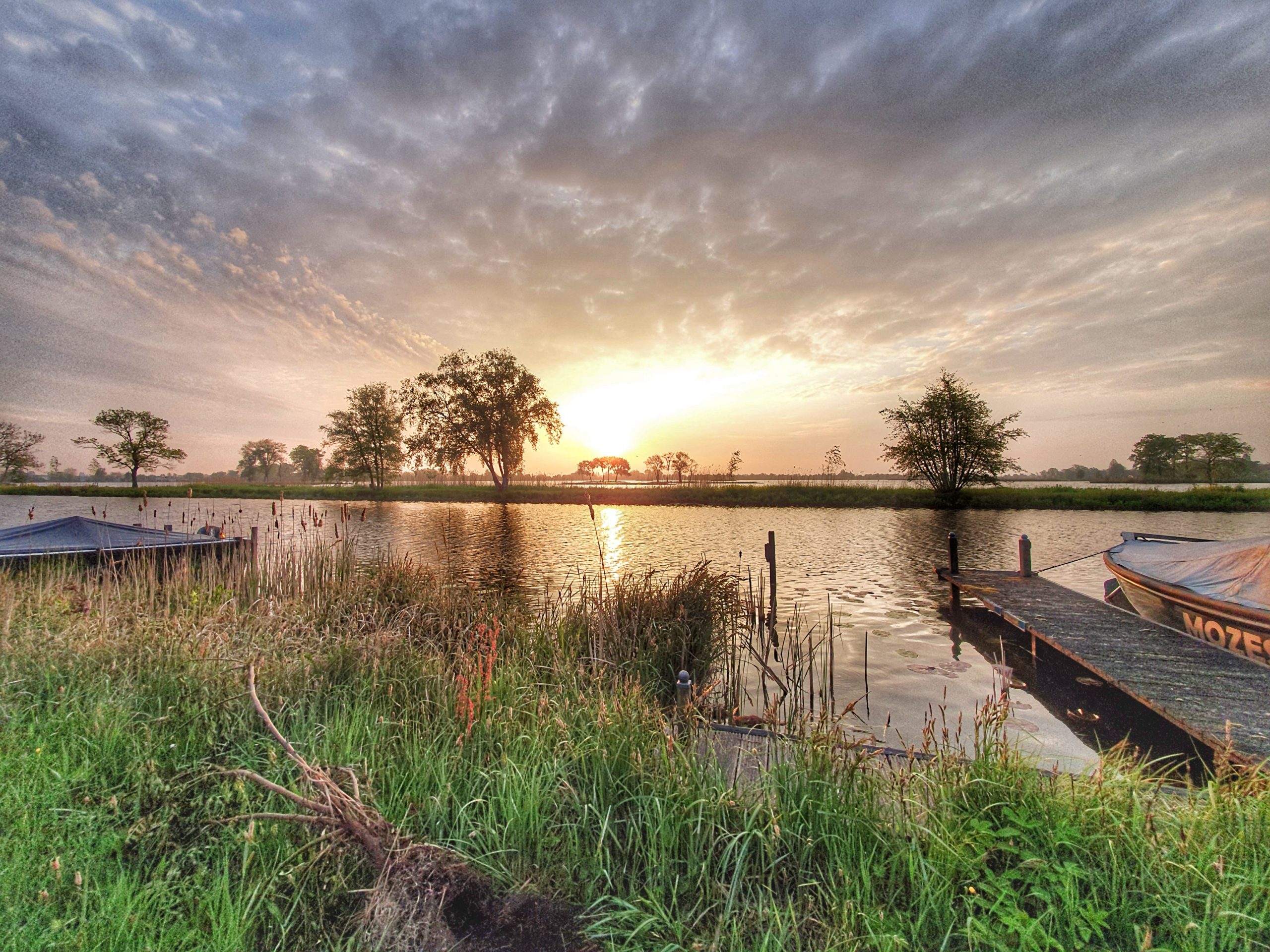 Zicht op de Reeuwijkse Plassen